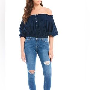 Free People Dancing Til Dawn Top